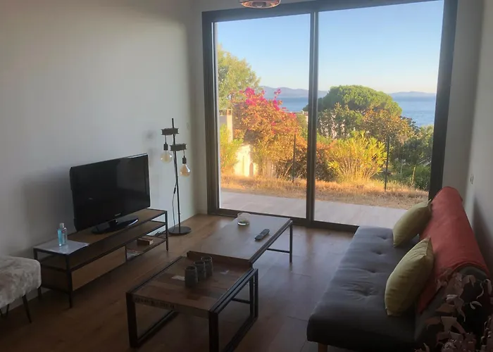 4 Couchages, Climatise A 150m De La Route Des Sanguinaires, Parking Prive